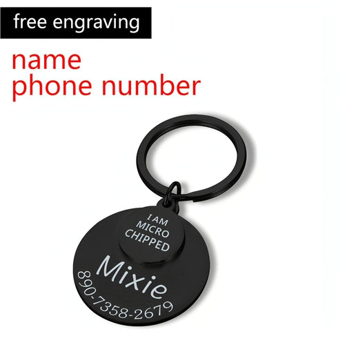 Personalized Pet ID Tag â€?Safe & Stylish for Dogs & Cats